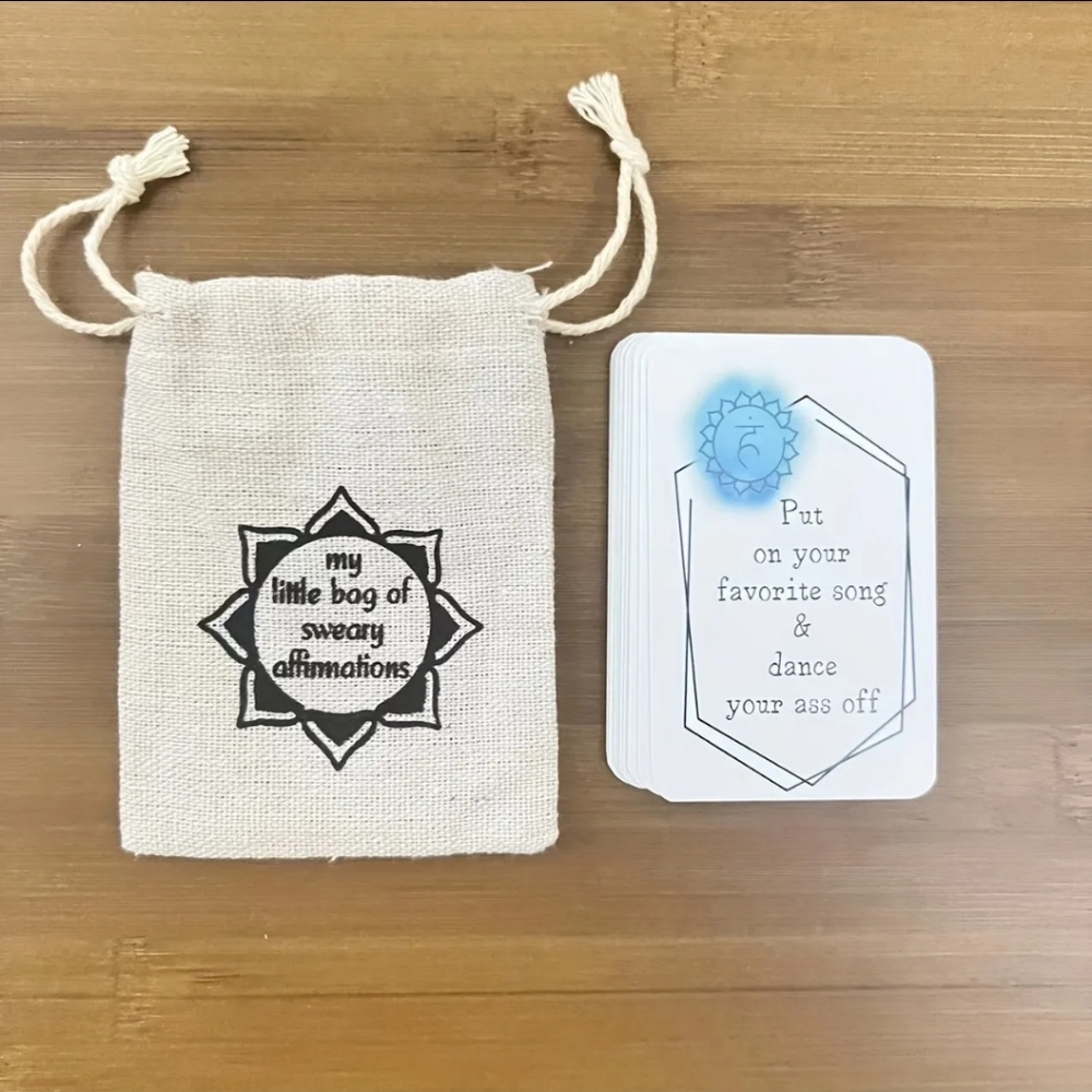 New My little bag of swear Affirmations - 16 Cards